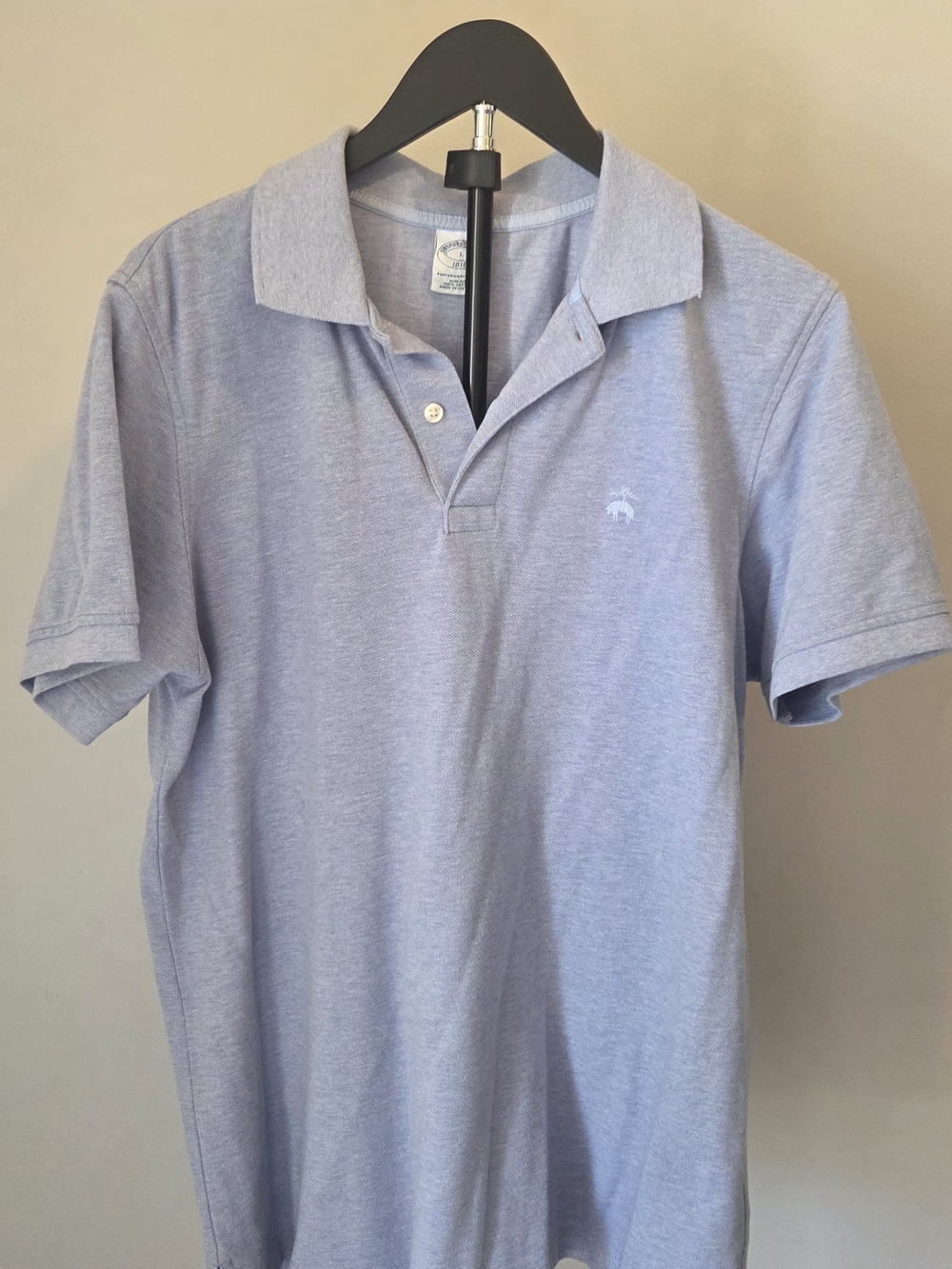 Brooks Brothers Pale Blue Short-Sleeve Polo